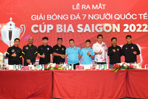 Giải bóng đá 7 người quốc tế tại Việt Nam có sự tham gia của nhiều quốc gia